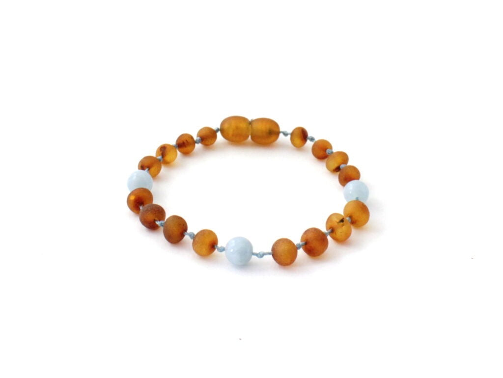 Zebra Babies Amber Bracelet 14cm