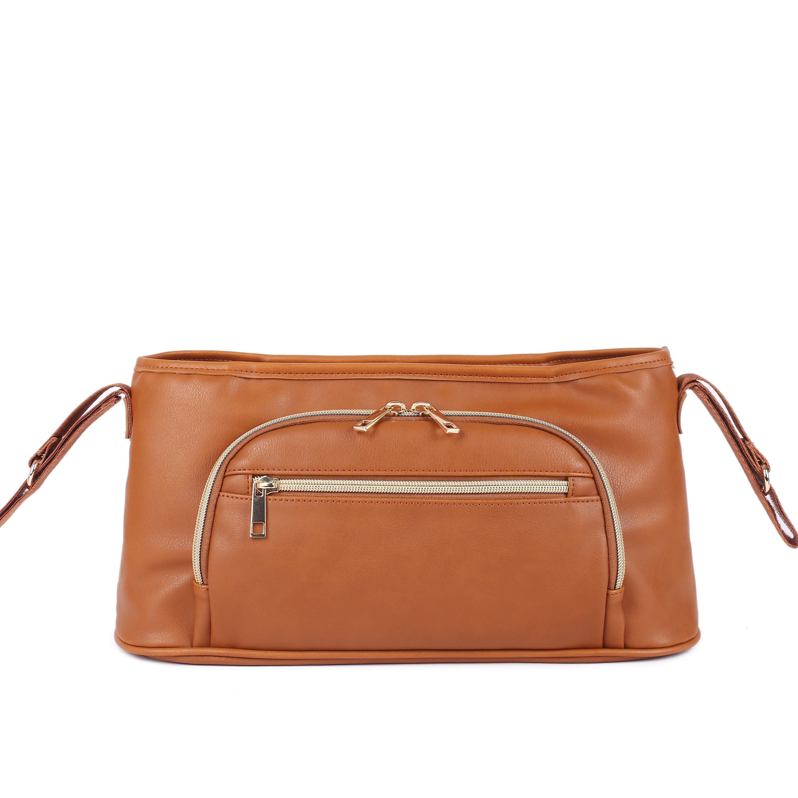 Zebra Babies Pram Caddy Organiser Faux Leather