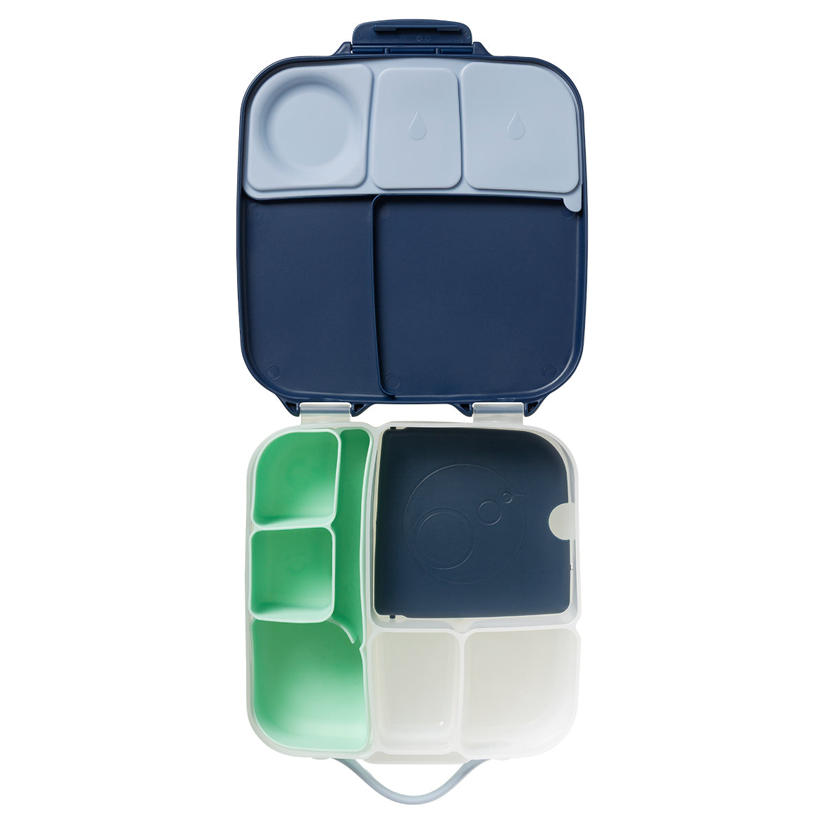 b.box Silicone Bento Tray for Lunchbox Forest
