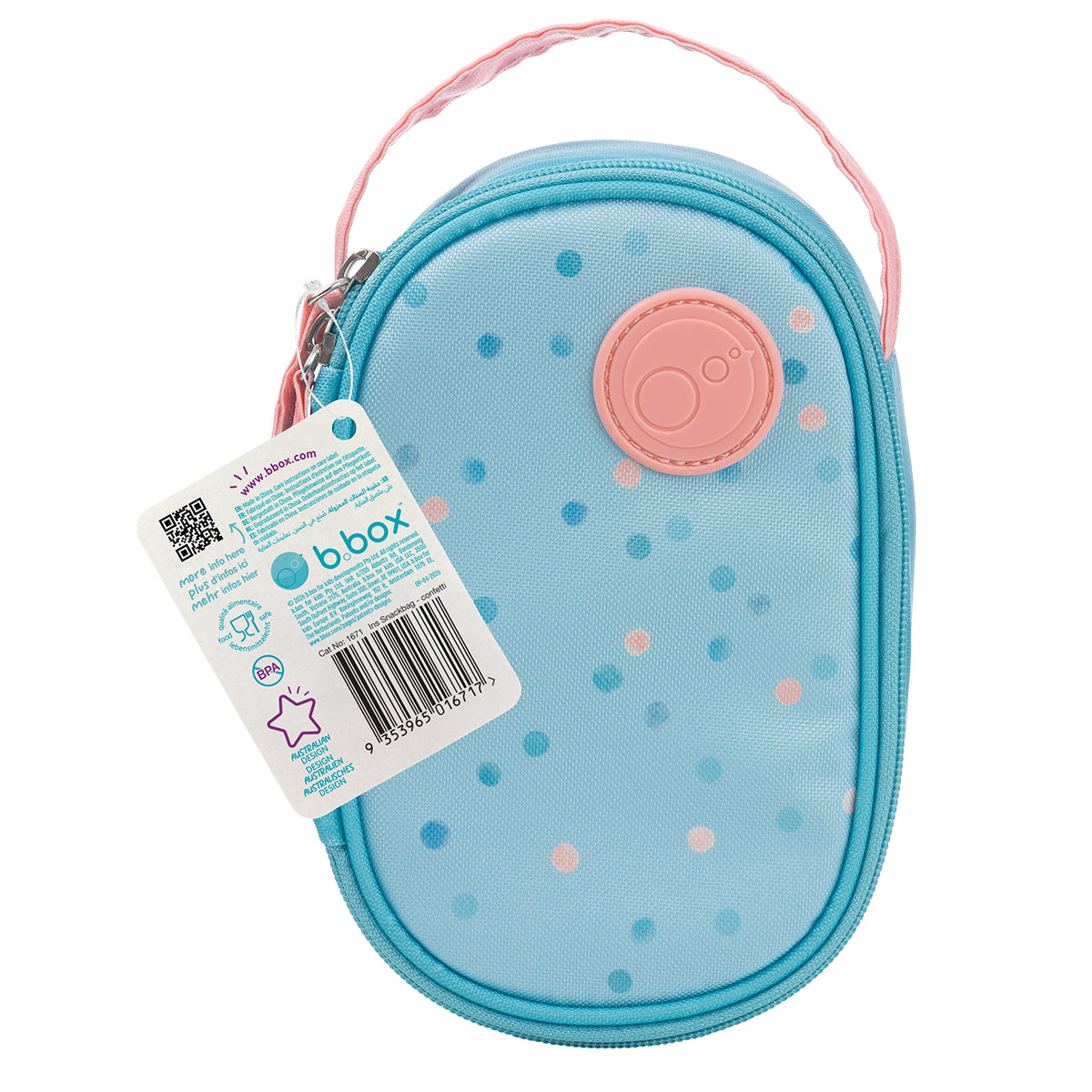 b.box Insulated Snack Bag Confetti