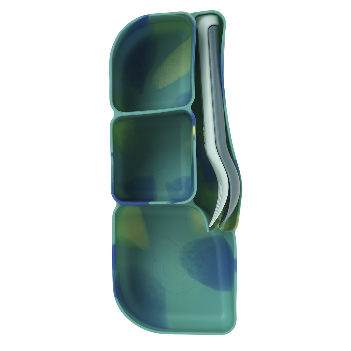 b.box Silicone Bento Tray Lunchbox Electric Jungle
