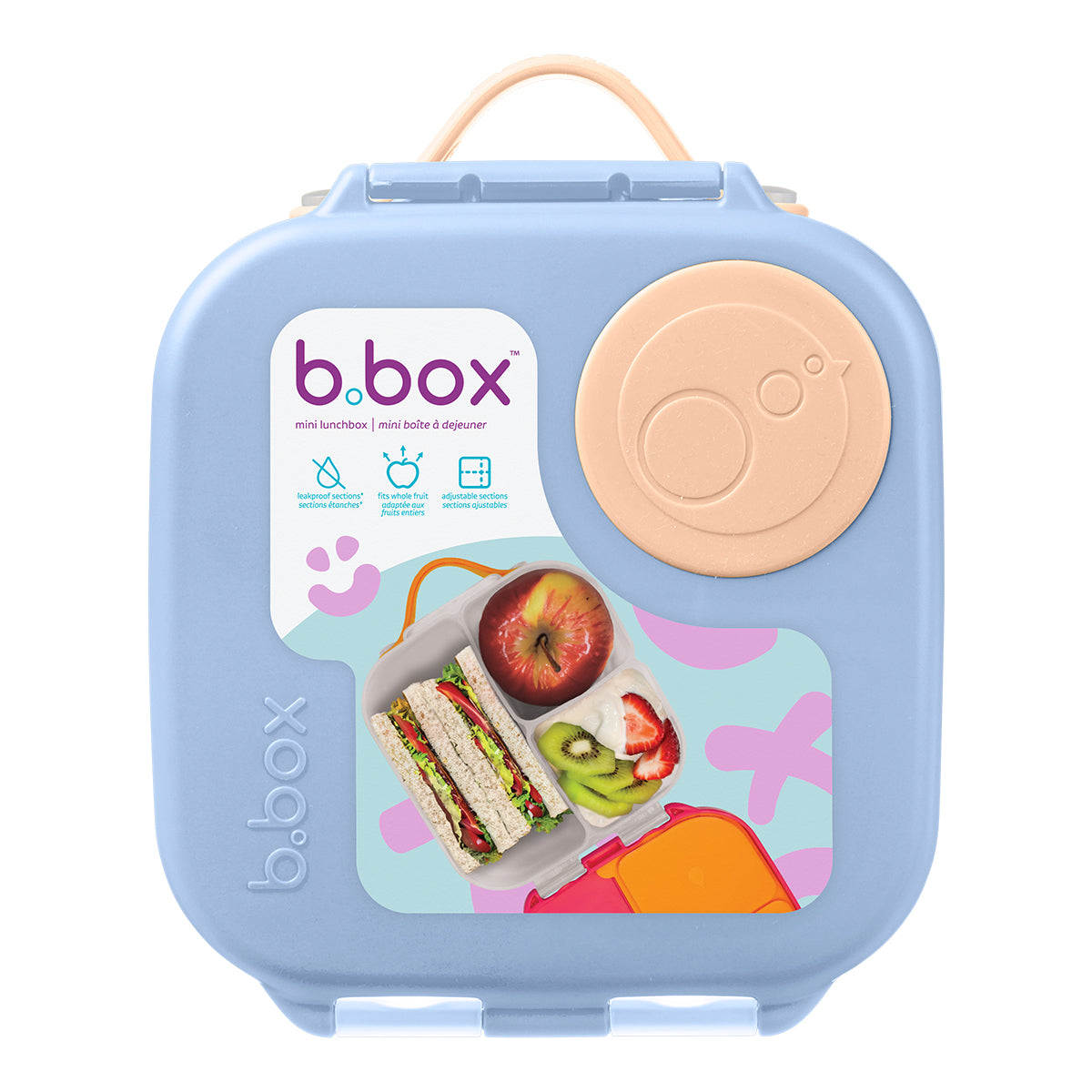 b.box Mini Lunchbox Feeling Peachy