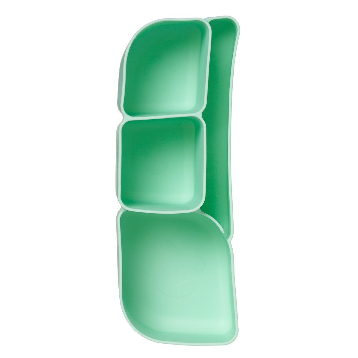 b.box Silicone Bento Tray for Lunchbox Forest