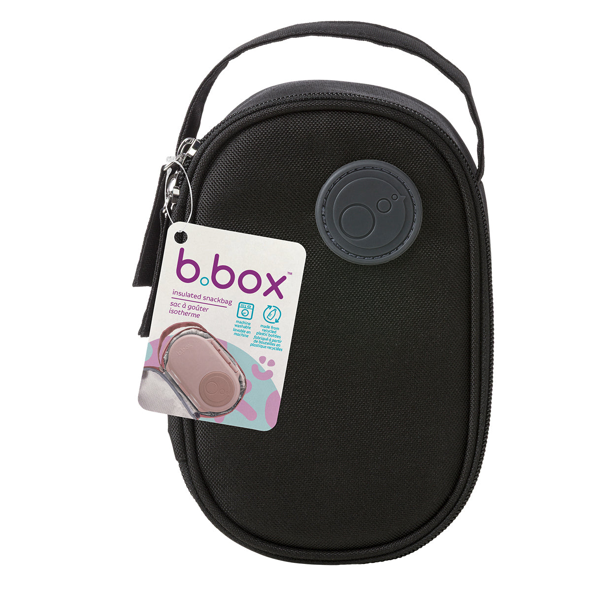 b.box Insulated Snack Bag Basic Black