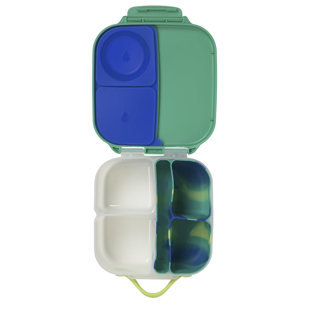 b.box Silicone Bento Tray Mini Lunchbox Electric Jungle