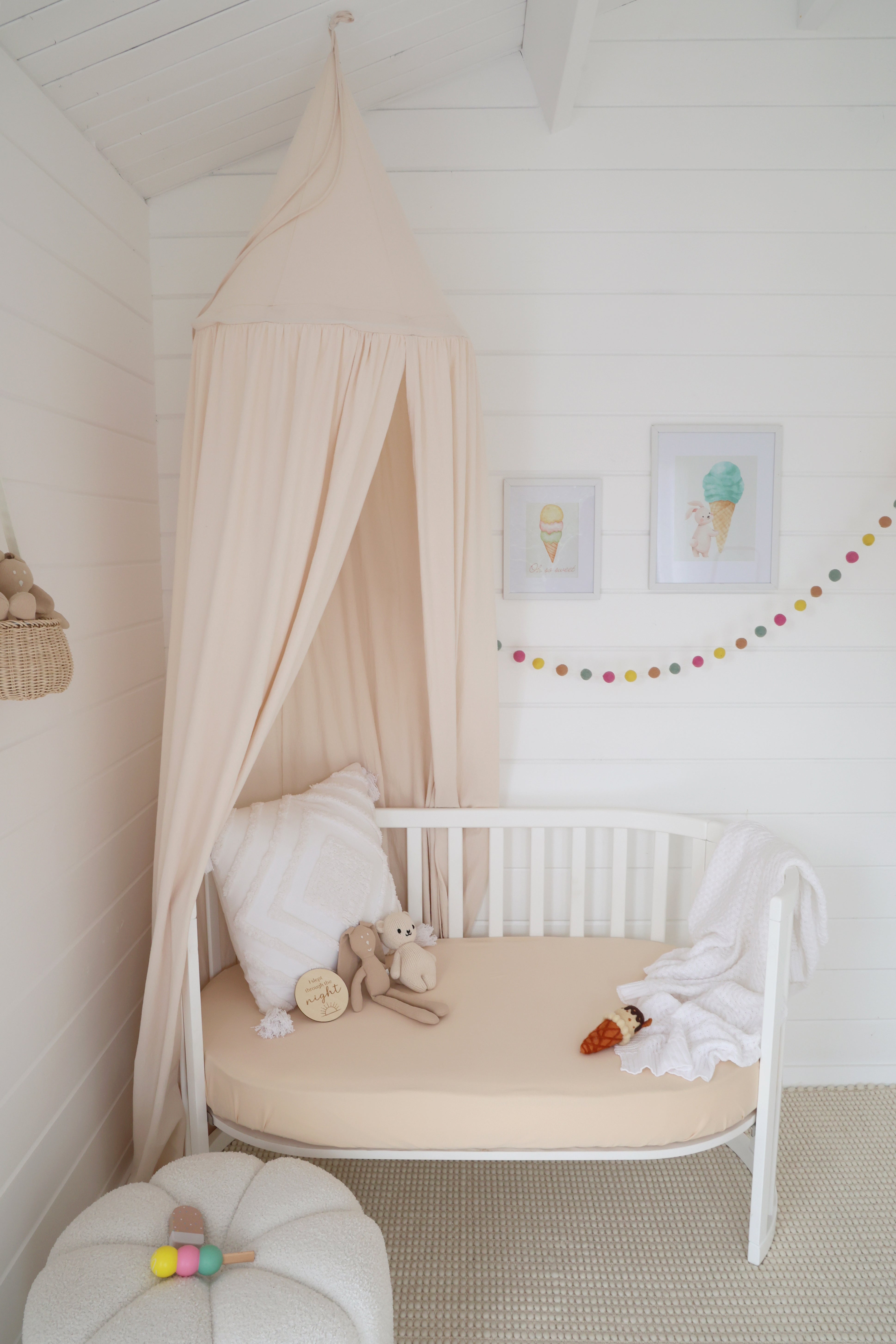 Snuggle Hunny Organic Cot Sheet Babyccino