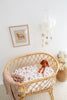 Snuggle Hunny Wild Horses Organic Bassinet Sheet/Change Pad Cover