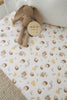 Snuggle Hunny Bumblebees Organic Fitted Cot Sheet