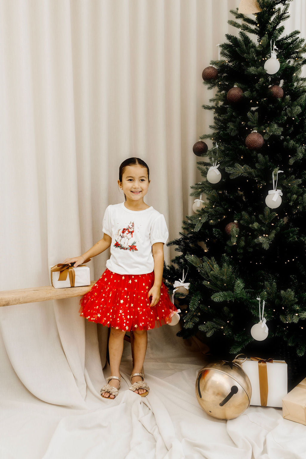 Confetti Kidz Mistletoe Starlight Pony Bamboo Tee