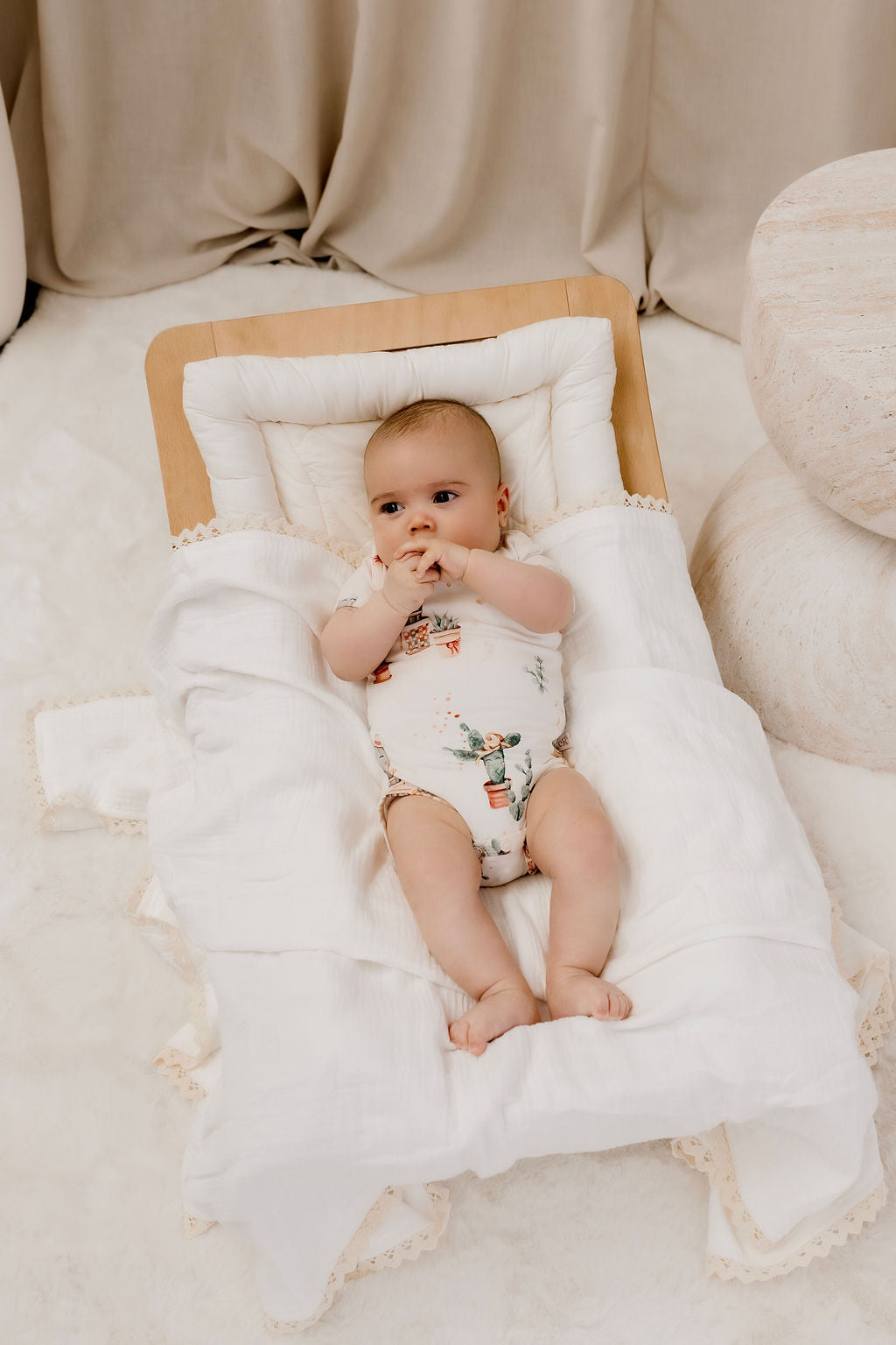 Confetti Kidz Bamboo Bamboo Bodysuit - Happy Cactus
