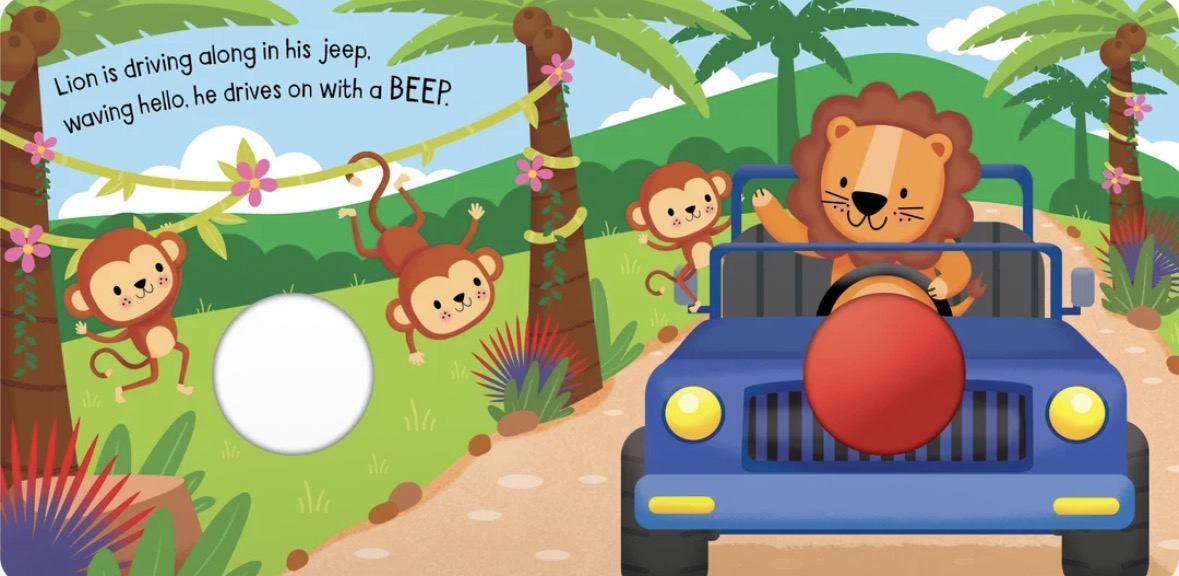Squeak me! Board Book Beep Safari