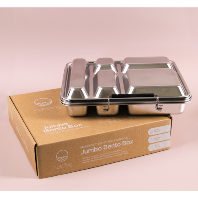 Nestling Stainless Steel Jumbo Lunchbox