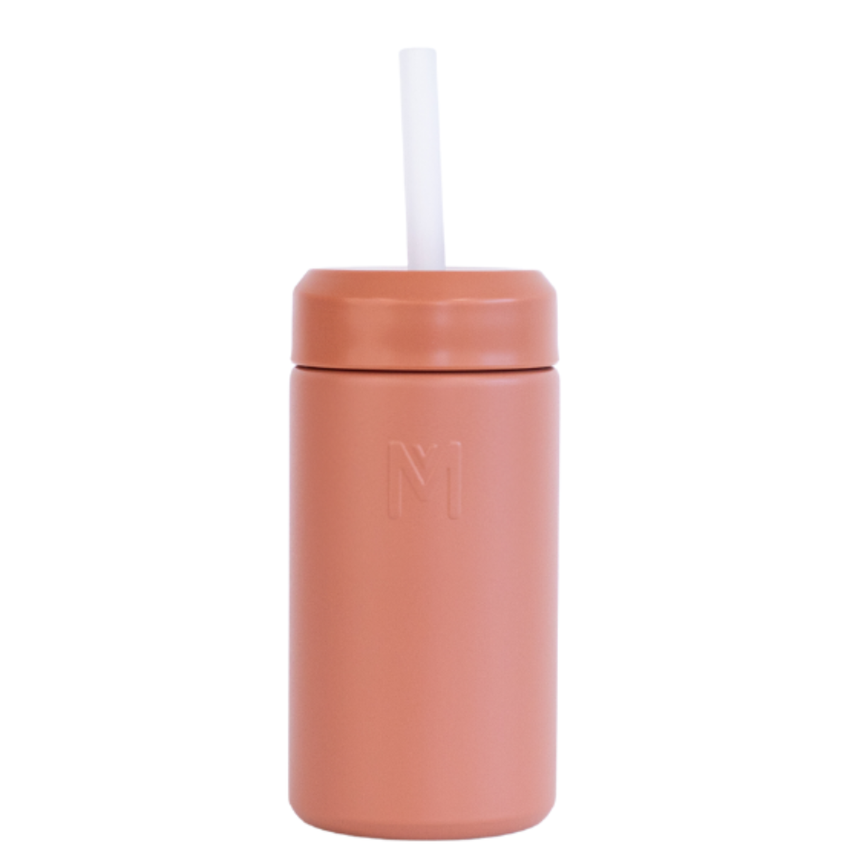 MontiiCo Fusion 350ml Smoothie Cup & Silicone Straw - Clay