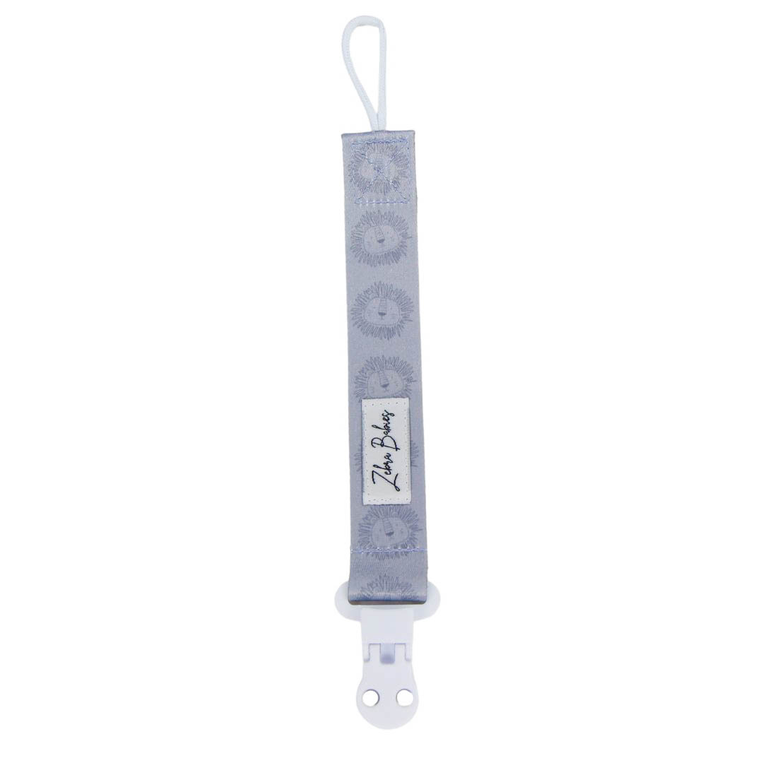 Zebra Babies Dummy Clips Flexi Ribbon