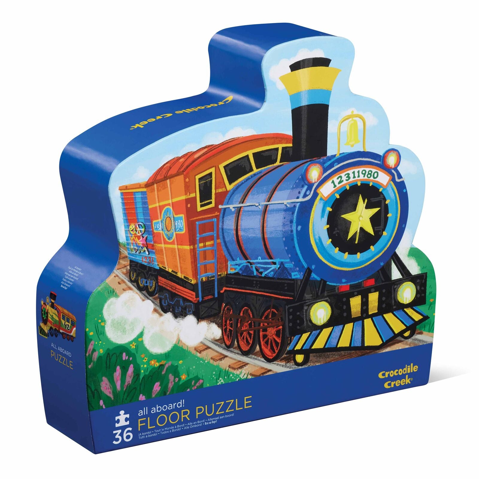 Crocodile Creek Classic Floor Puzzle - All Aboard