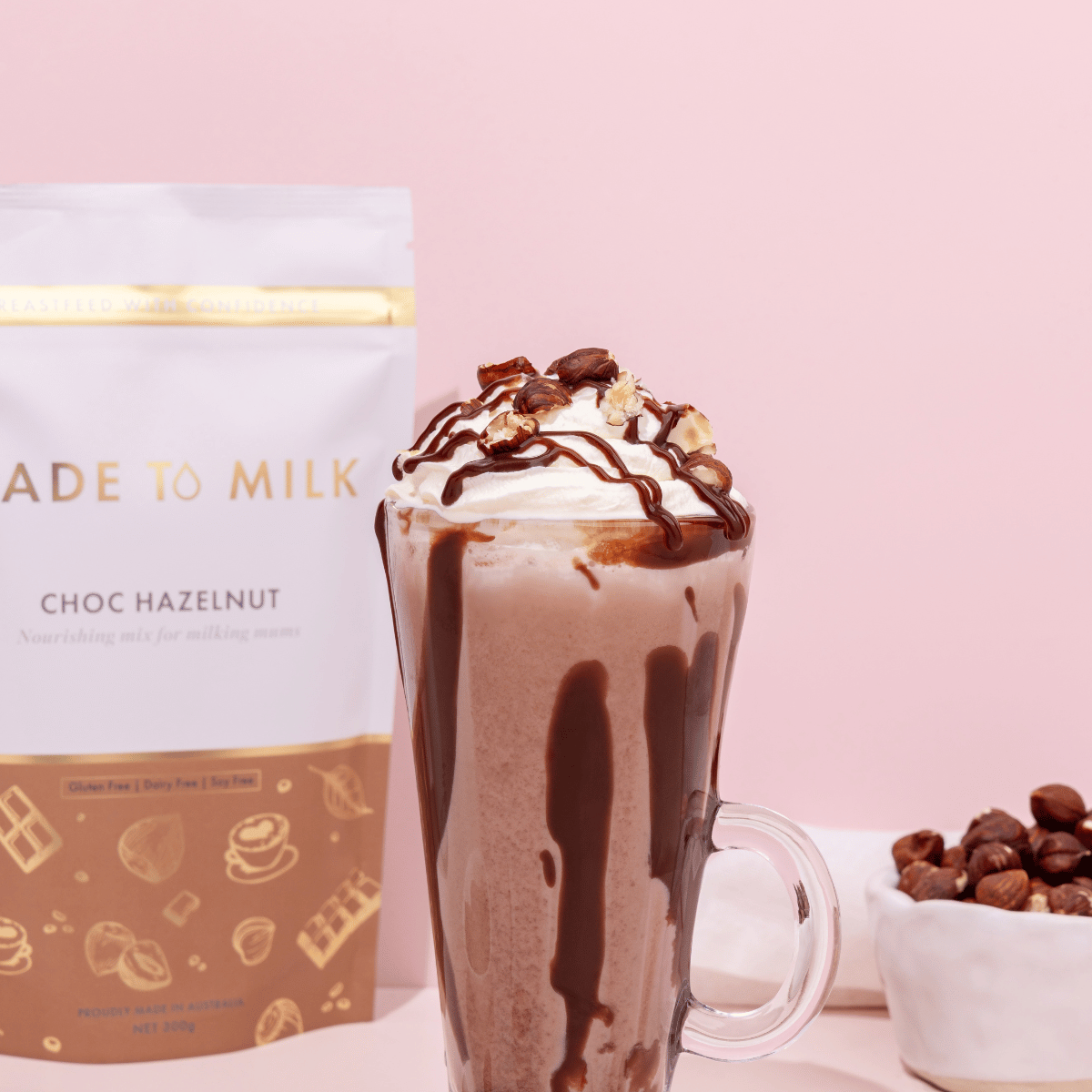 Made to Milk Choc Hazelnut Lactation Drink Mix