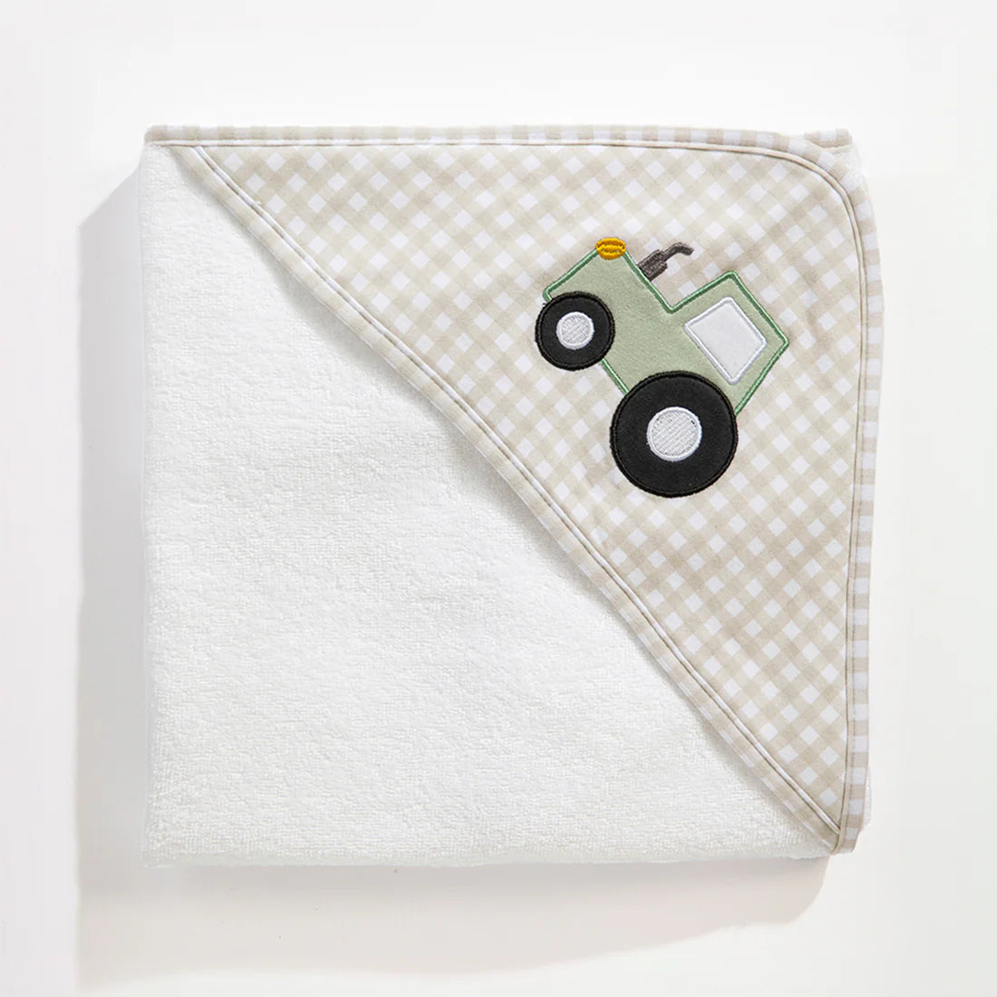 Living Textiles Hooded Towel - Tractor Ride