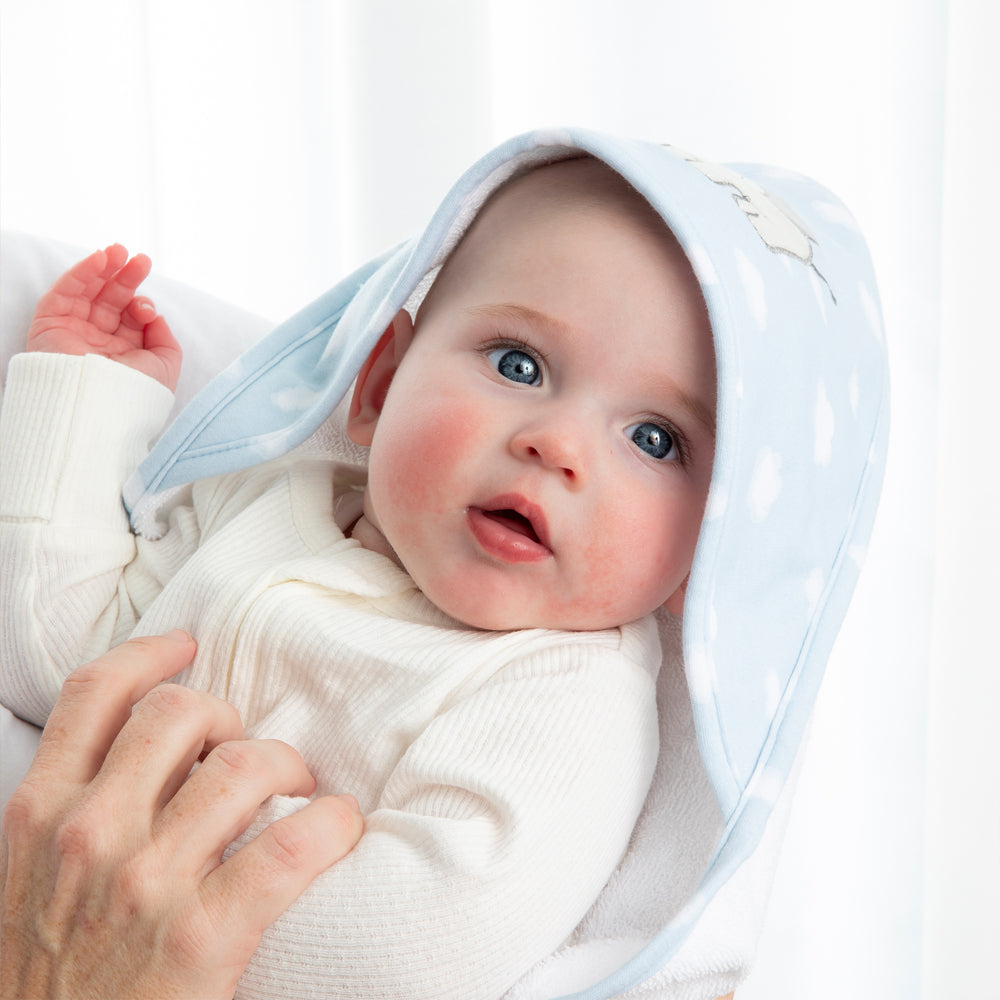 Living Textiles Hooded Towel - Elephant Playtime