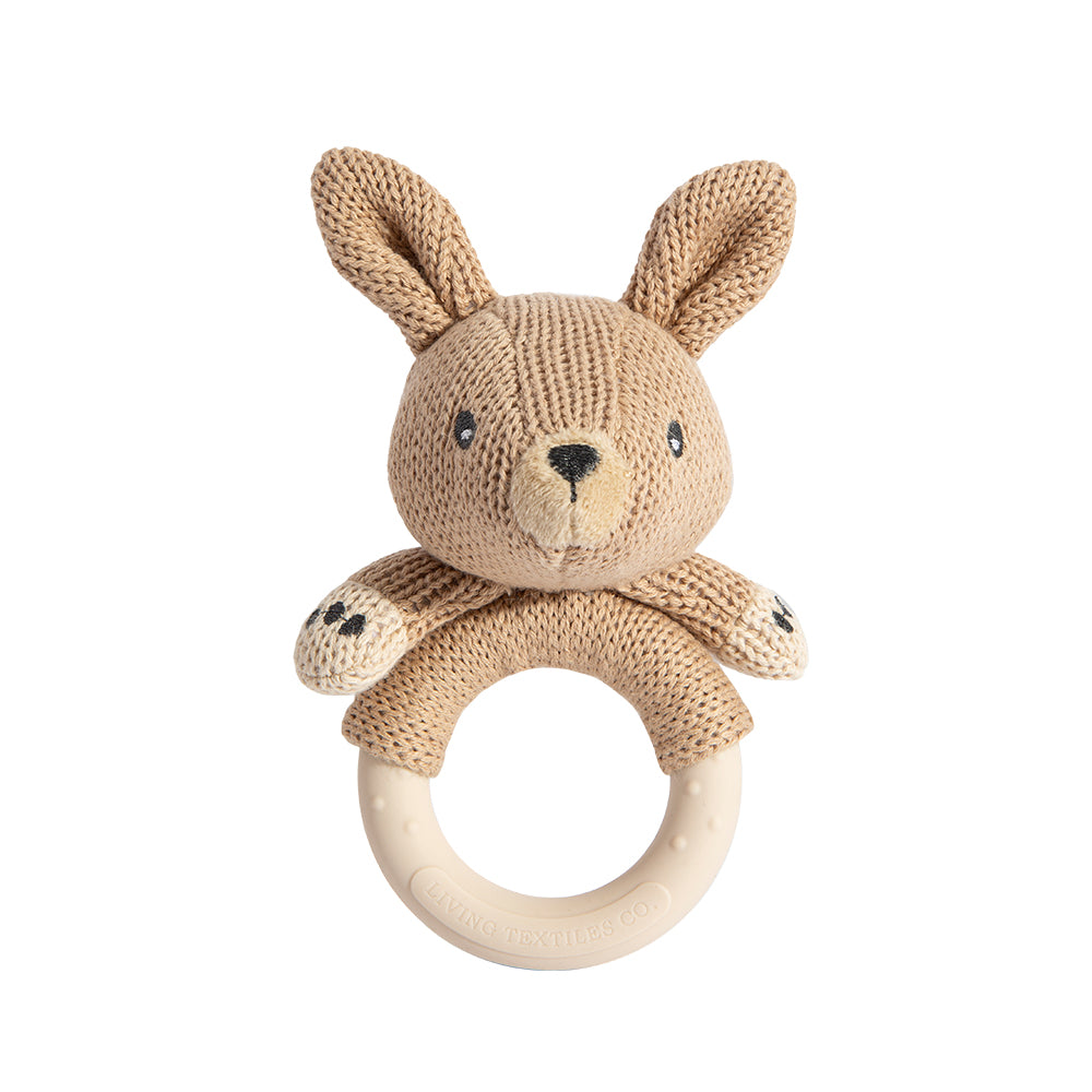 The Living Textiles Australiana Ring Rattle