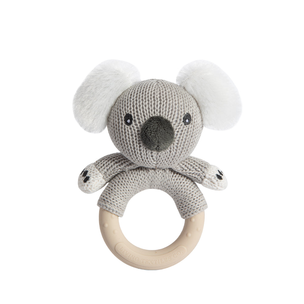 The Living Textiles Australiana Ring Rattle