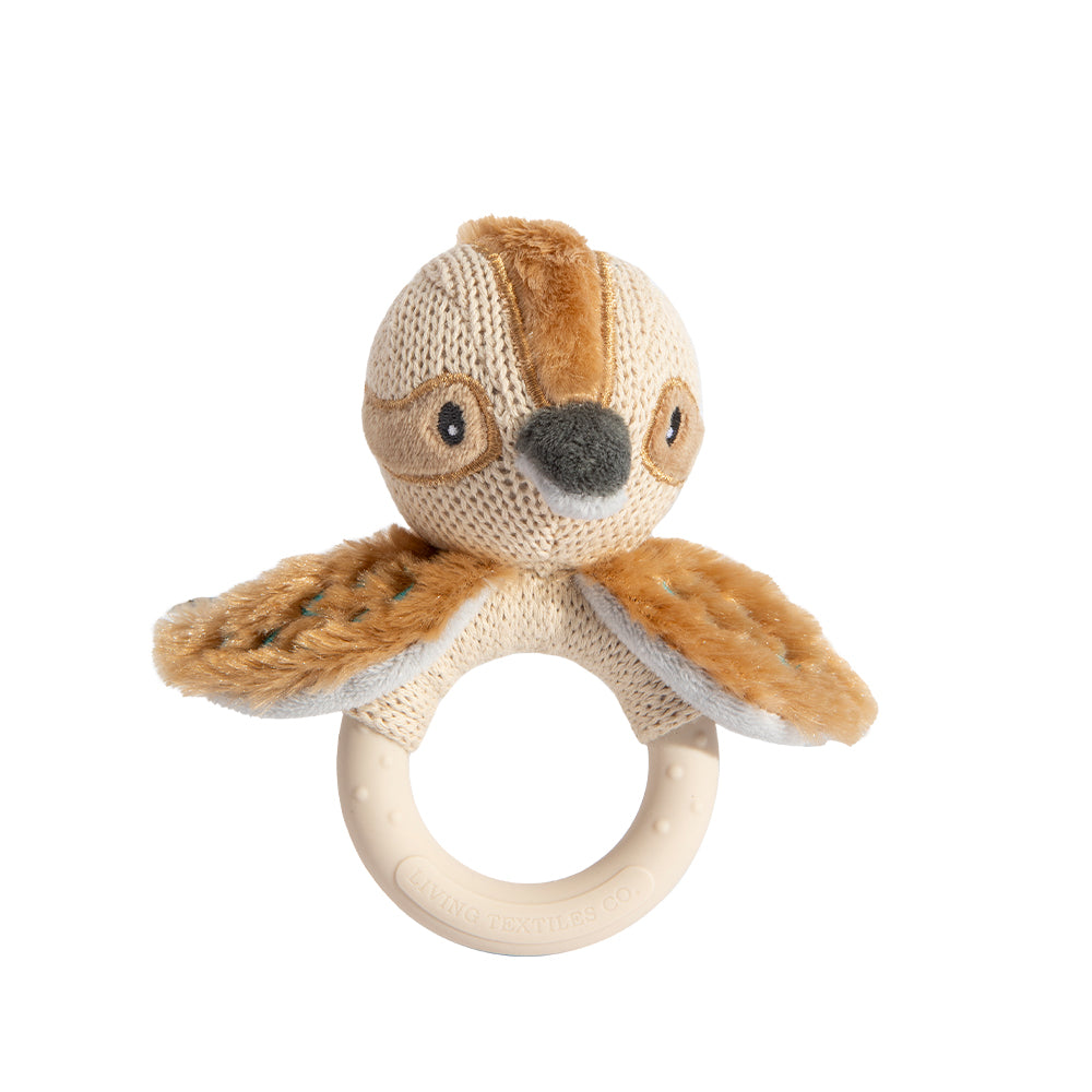 The Living Textiles Australiana Ring Rattle
