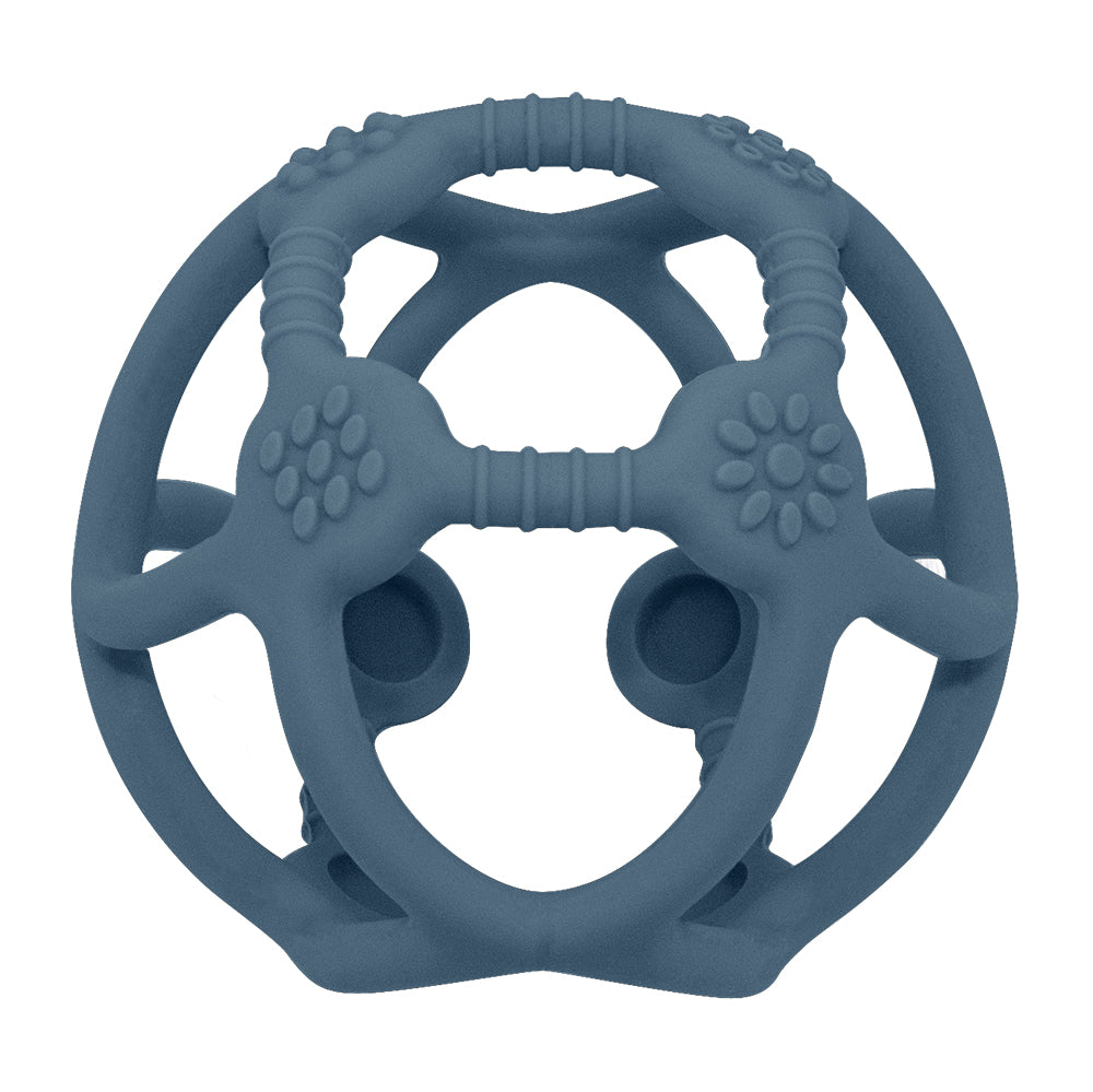 Playground Teething Ball Steel Blue