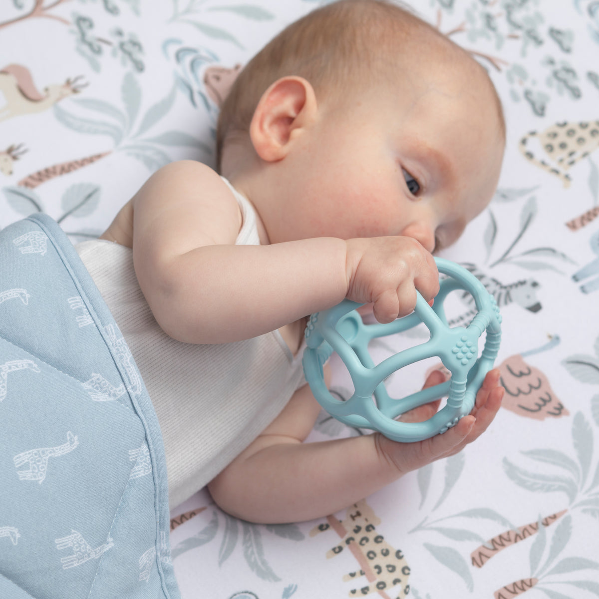 Playground Teething Ball Light Blue
