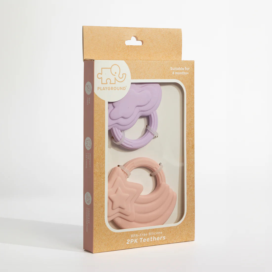 Playground 2pk Silicone Teether