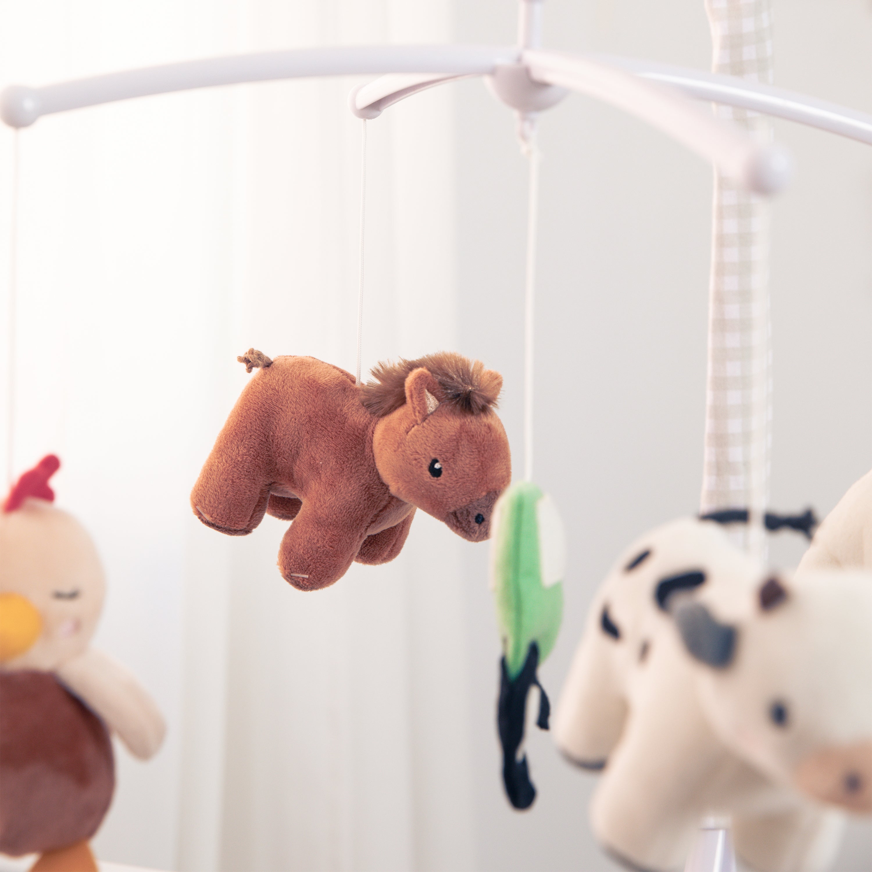 Living Textiles Musical Mobile Tractor Ride