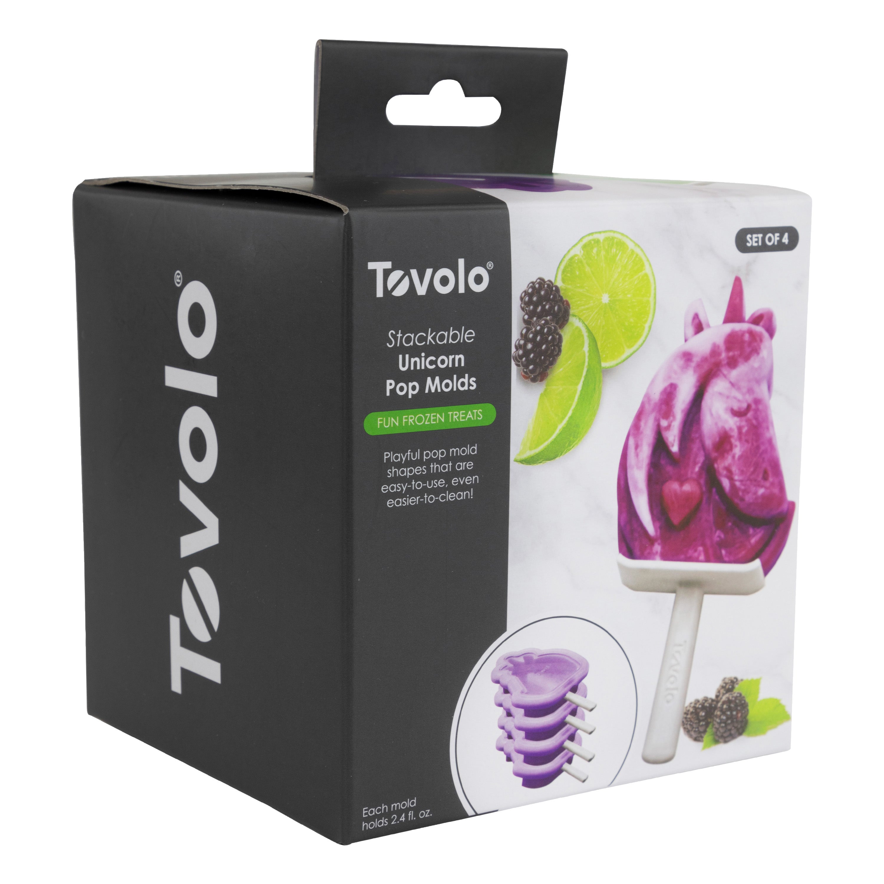 Tovolo Stackable Ice Pop Mould Set 4