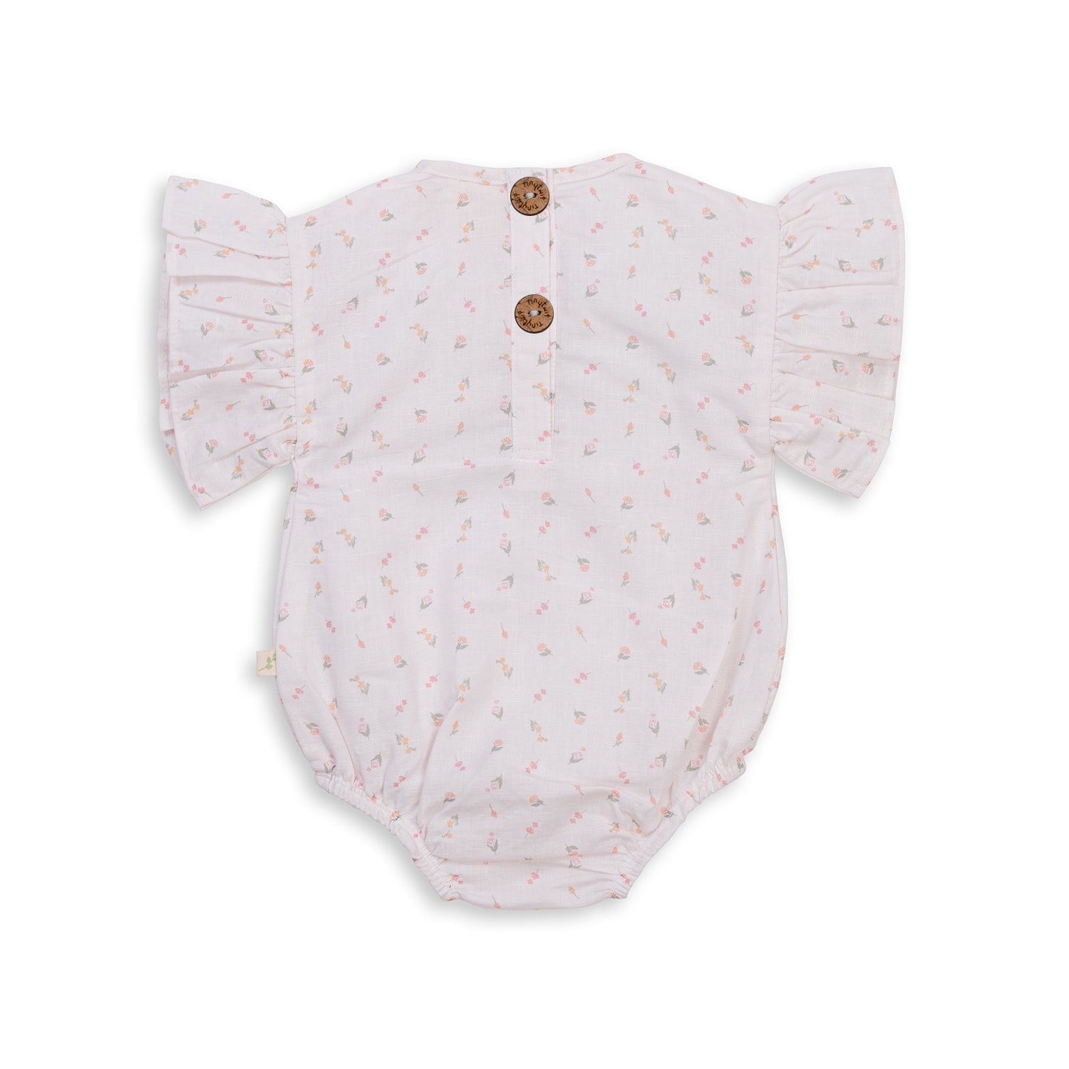 Tiny Twig Frill Sleeve Bodysuit - Pretty in Pink