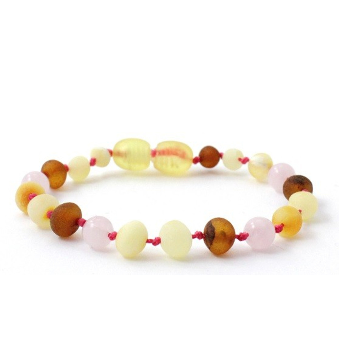 Zebra Babies Amber Bracelet 14cm