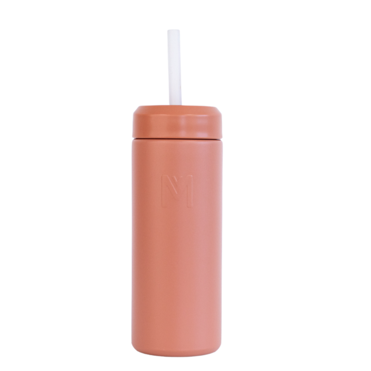 MontiiCo Fusion 475ml Smoothie Cup & Silicone Straw - Clay