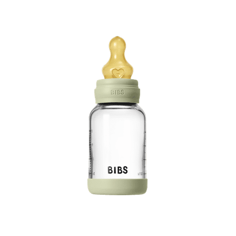 Bibs Glass Bottle v2 120ml - Sage