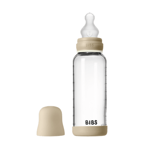 Bibs Glass Bottle Complete Set 240ml Latex Glow Vanilla