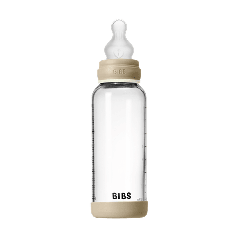 Bibs Glass Bottle Complete Set 240ml Latex Glow Vanilla