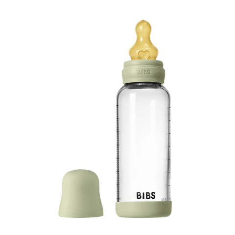Bibs Glass Bottle v2 240ml - Sage