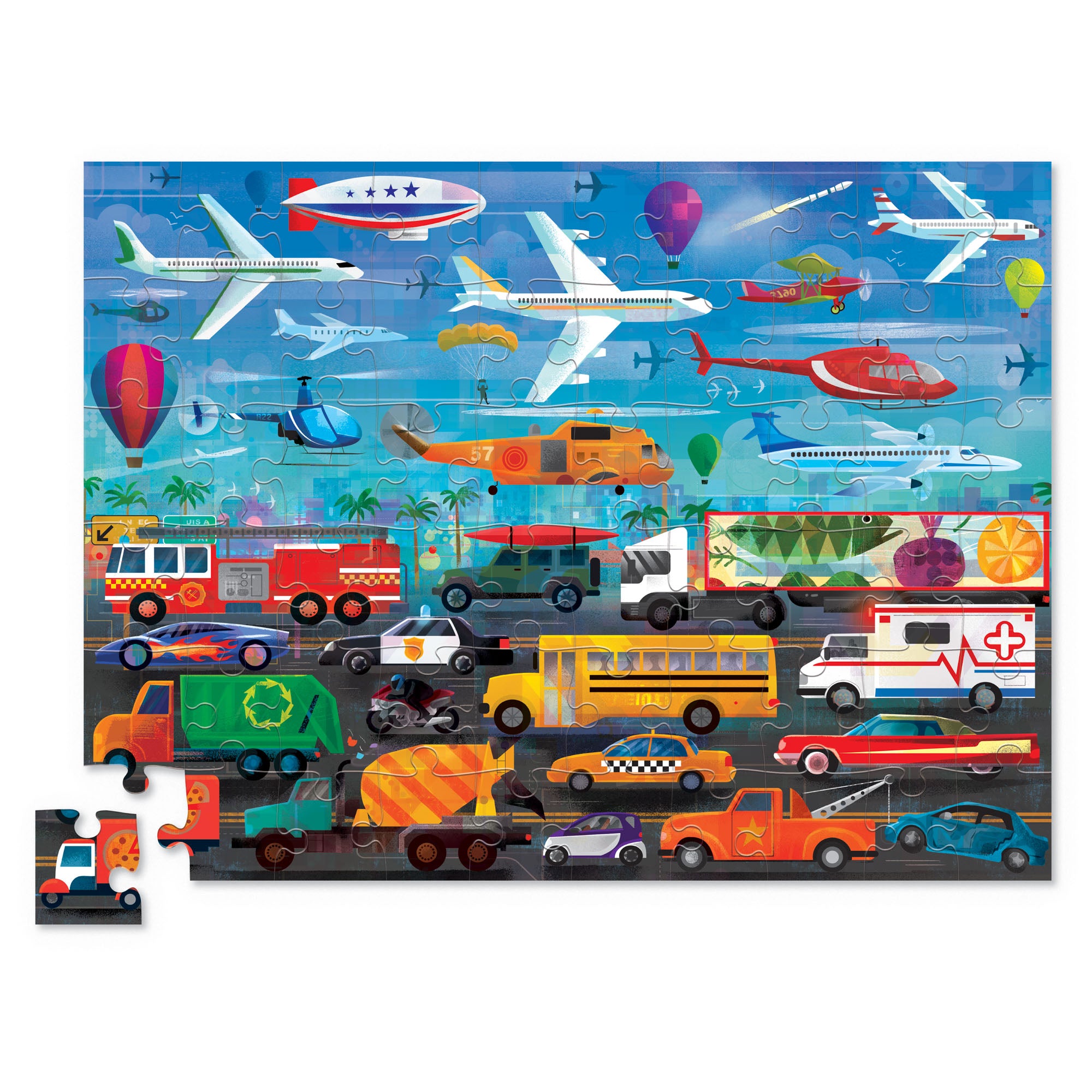 Crocodile Creek Above and Below 60pc Things That Go