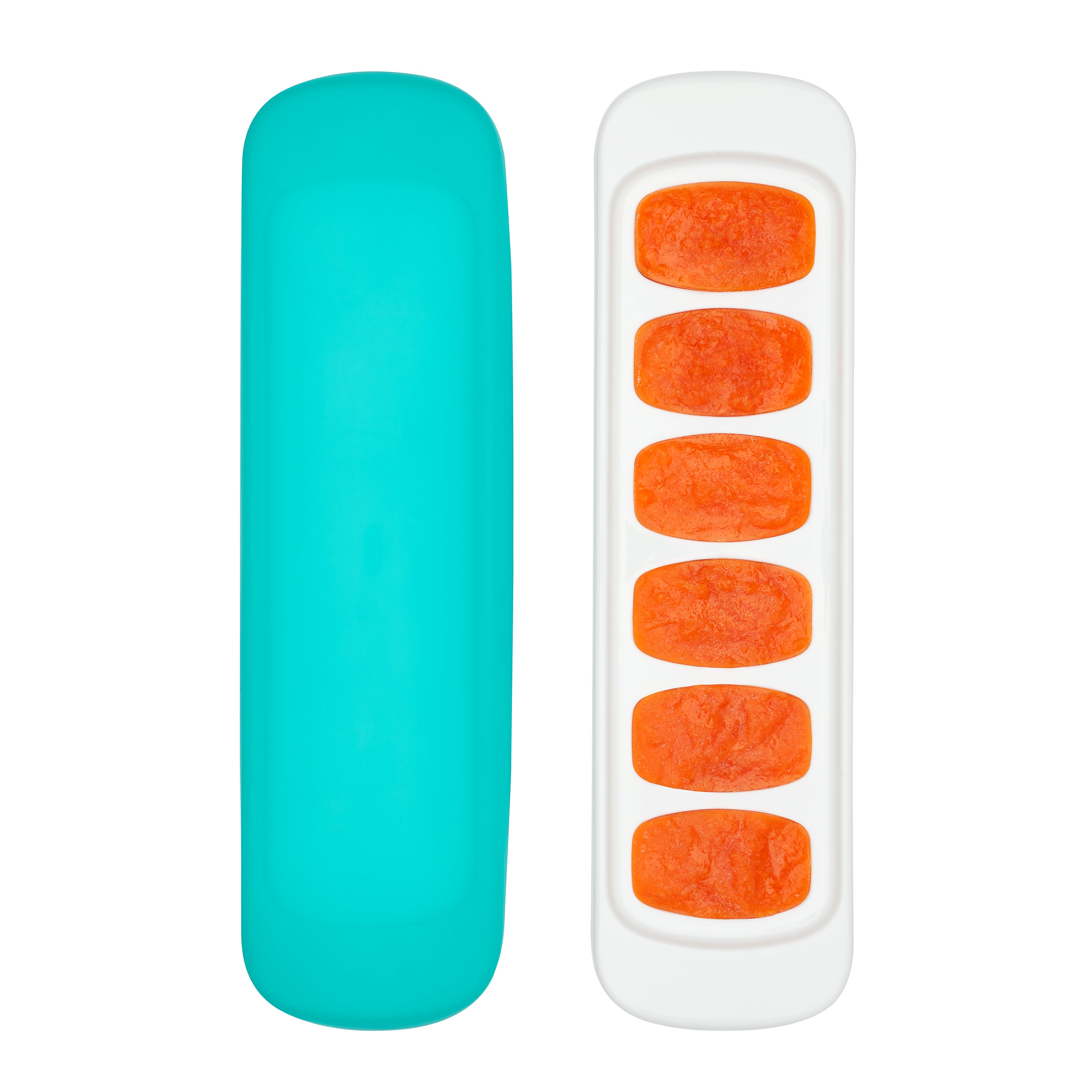 OXO Tot Baby Food Freezer Tray with Silicone Lid - Aqua
