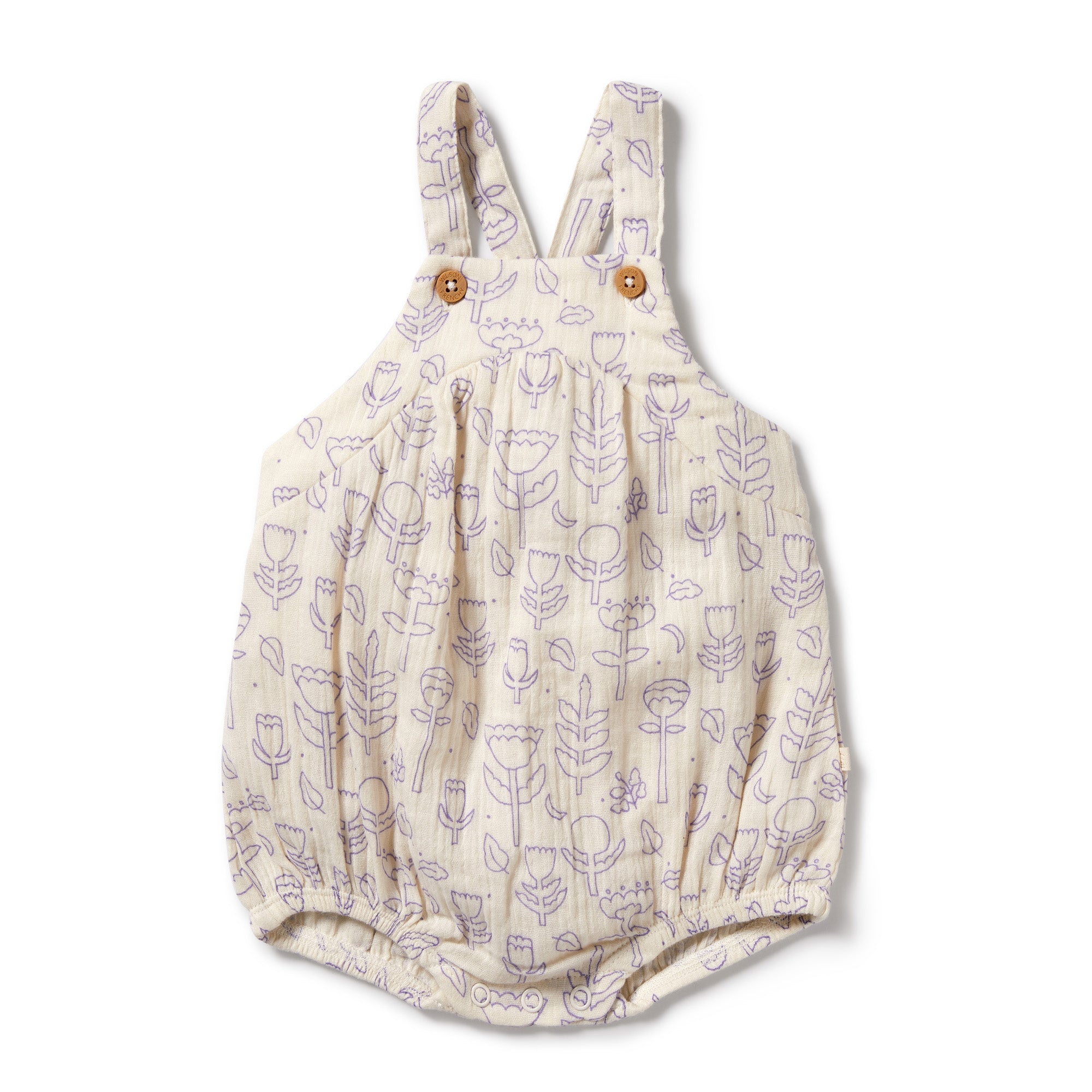 Wilson & Frenchy Flow Organic Crinkle Cotton Romper