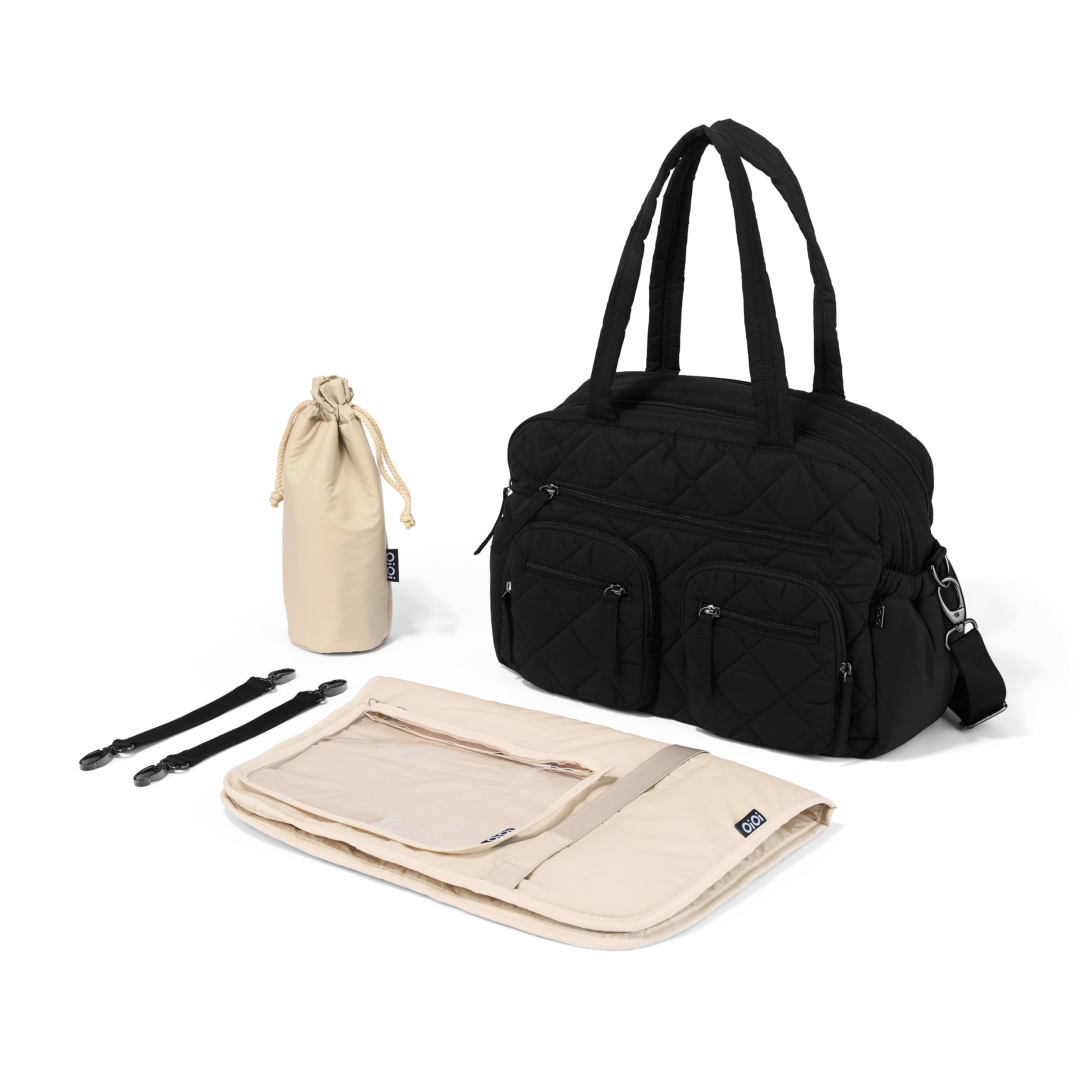 Oi Oi Carry-All Puffy Quilt Black