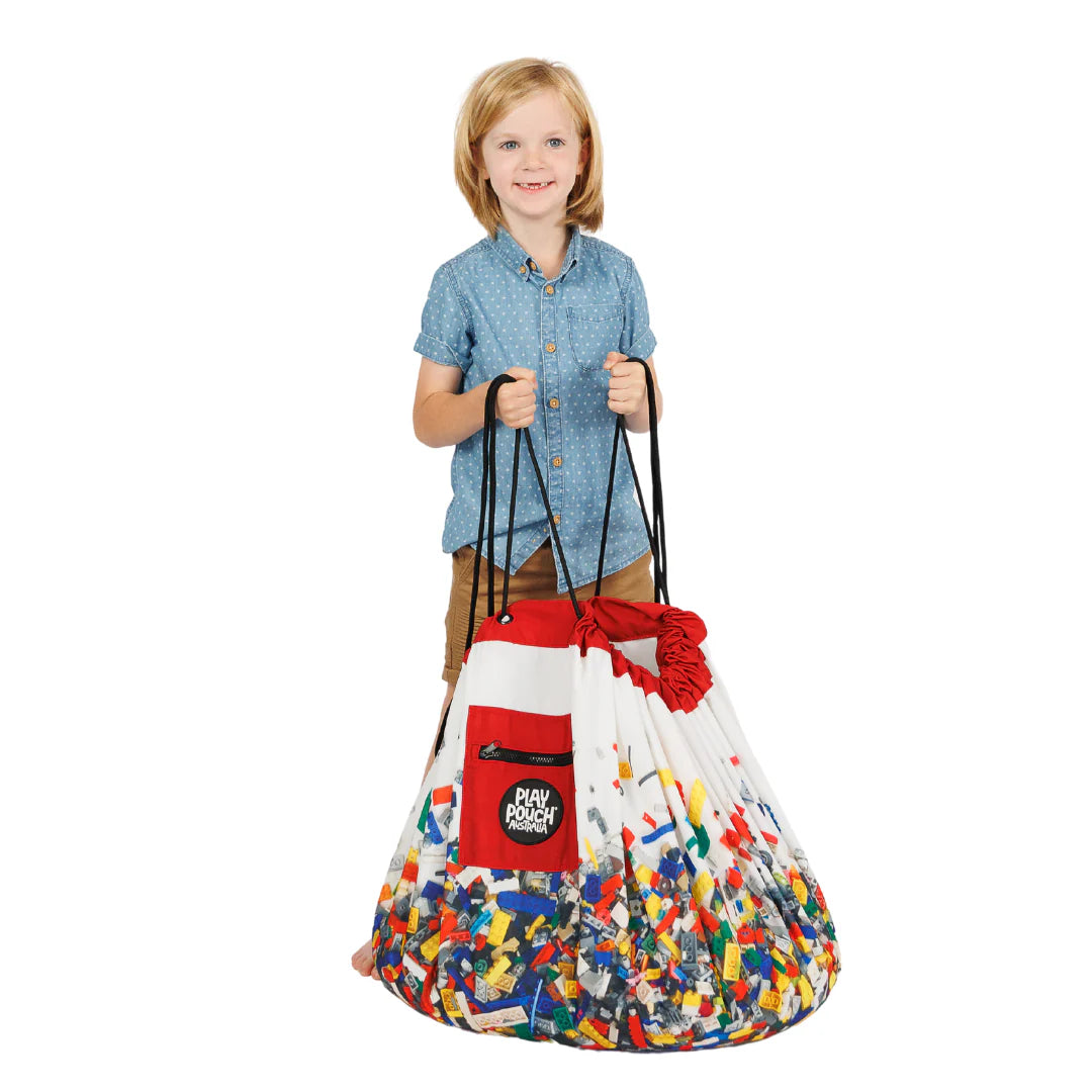 Play Pouch Printed Play Mat & Toy Storage Bag