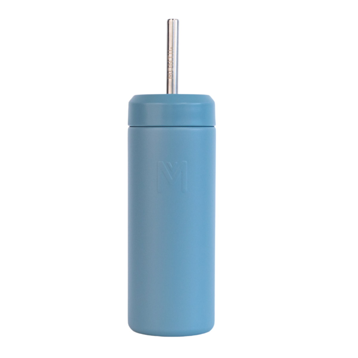 MontiiCo Fusion 475ml Smoothie Cup & Stainless Steel Straw - Stone