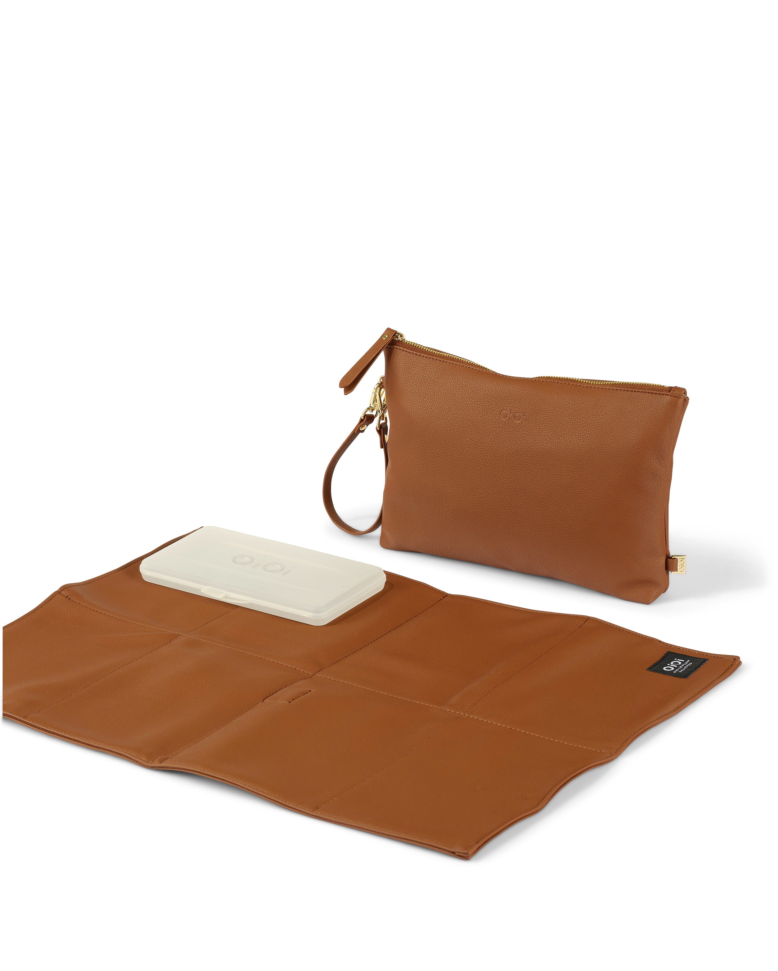 OiOi Vegan Leather Nappy Changing Pouch