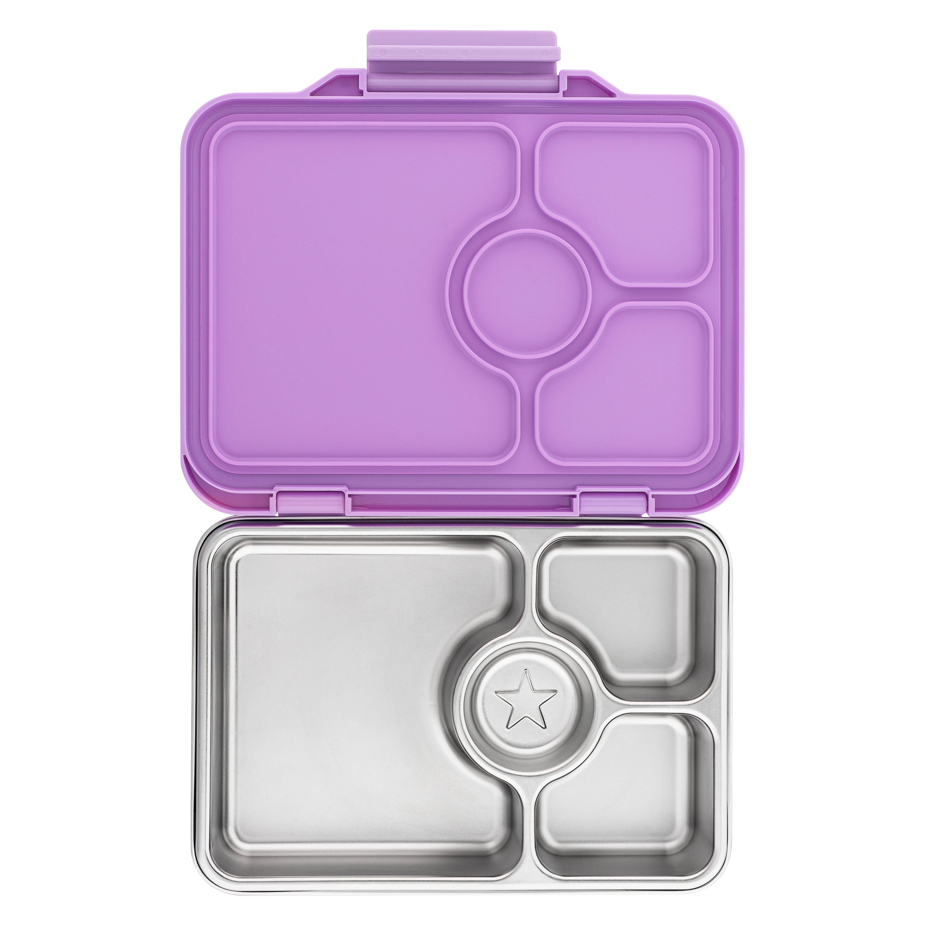 Yumbox Pret Stainless Steel Bento Box 4 Compartments Lavender Purple