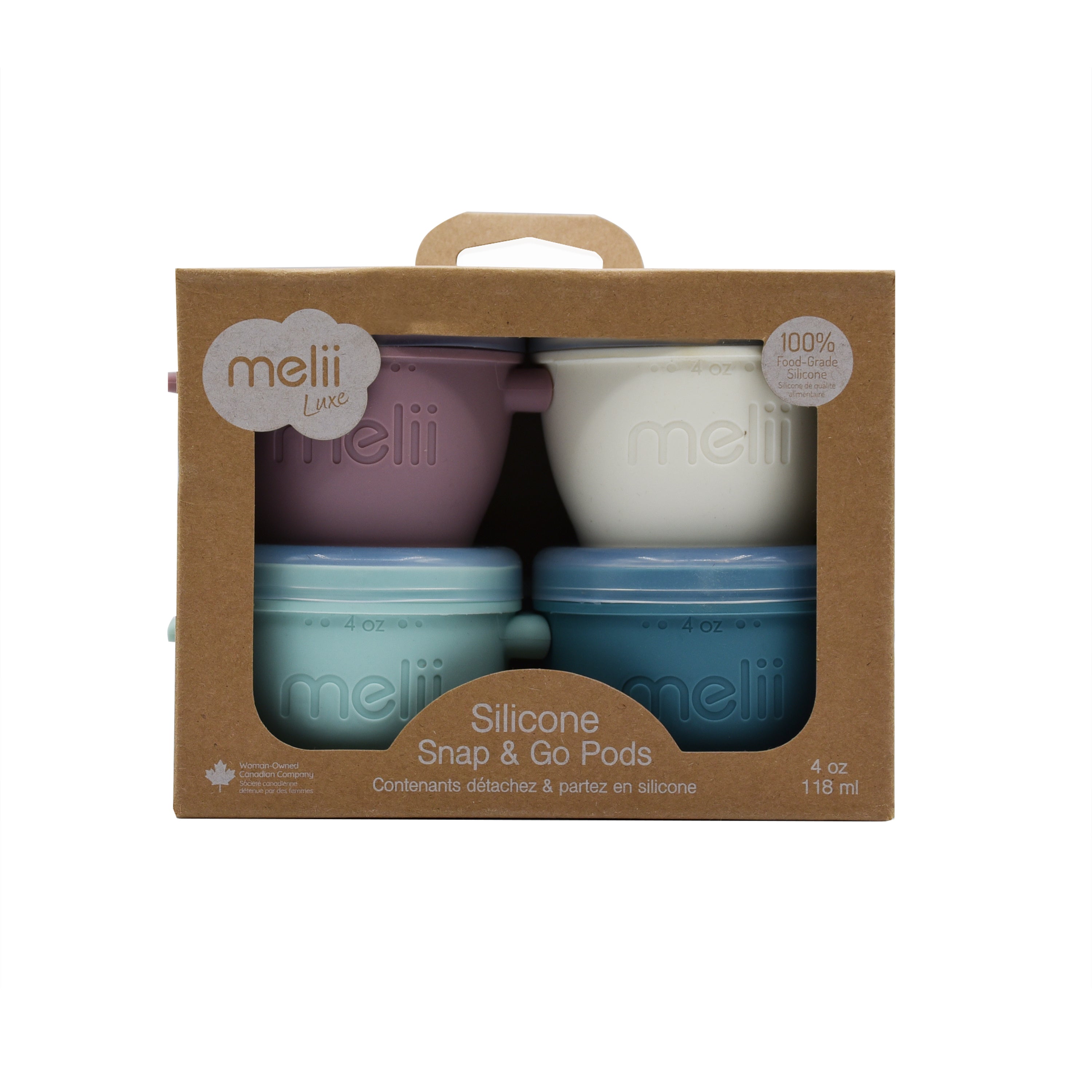 Melii Snap & Go Pods 4pk 118ml