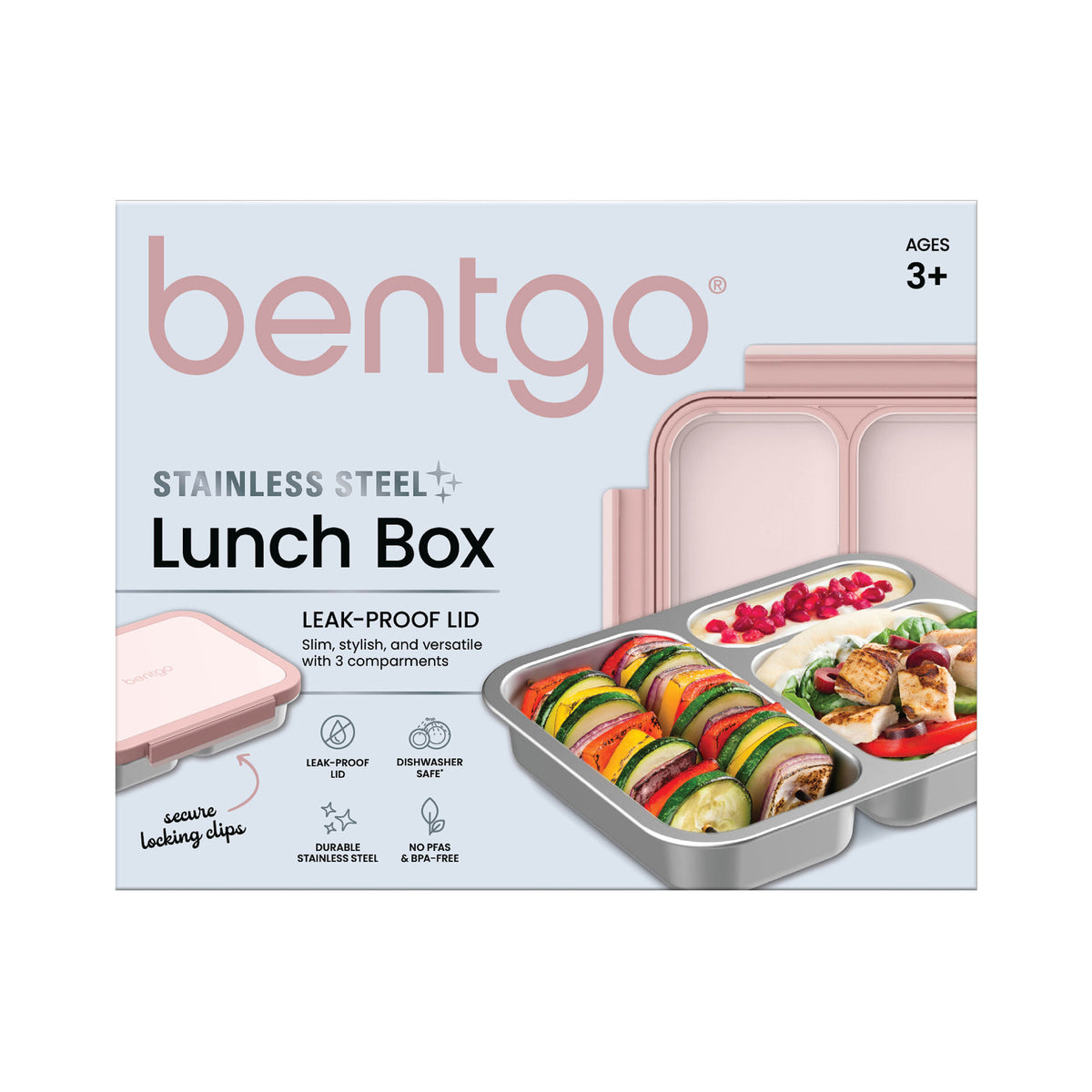 Bentgo Stainless Steel Lunchbox Dusty Rose