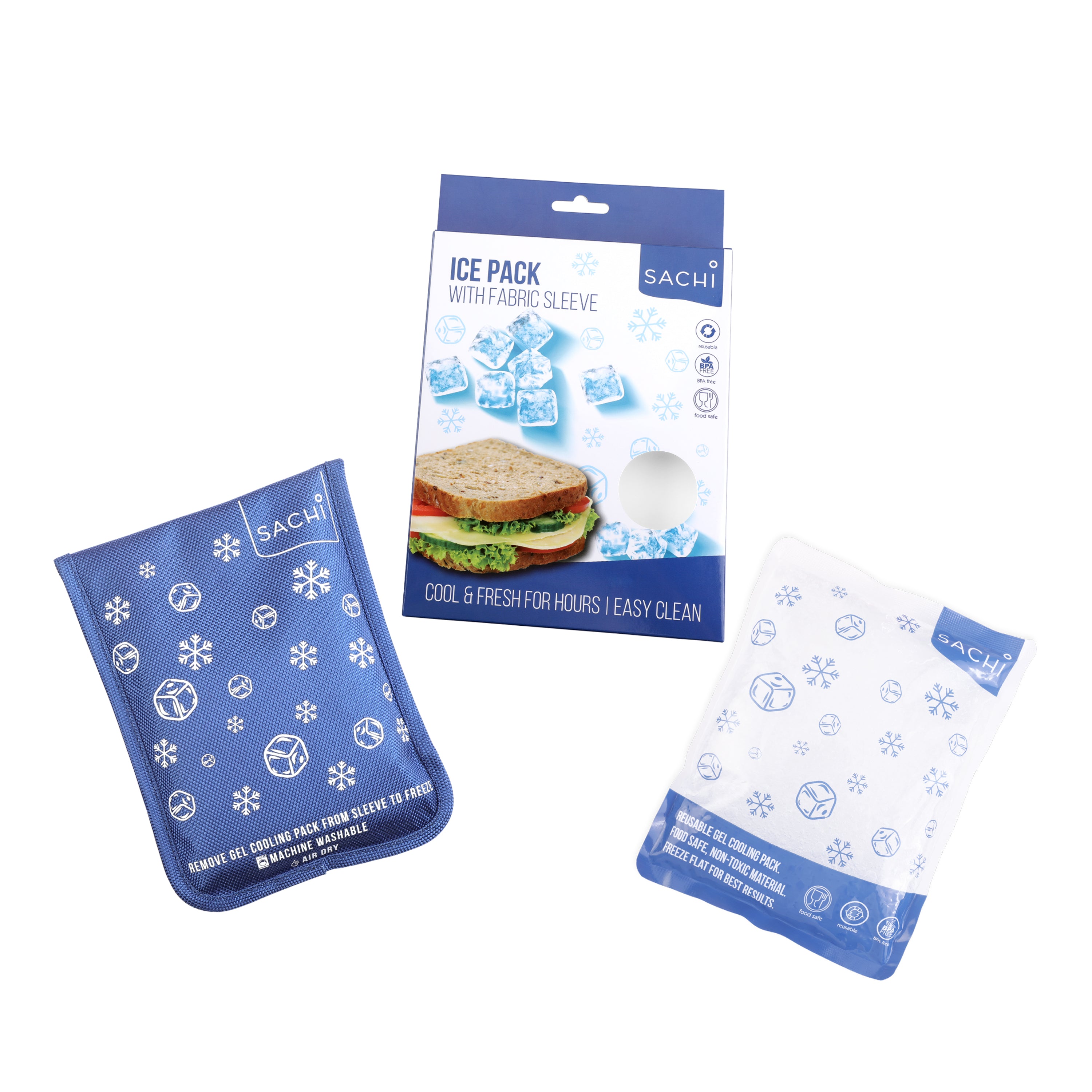 Sachi Gel Ice Pack with Fabric Sleeve - Medium