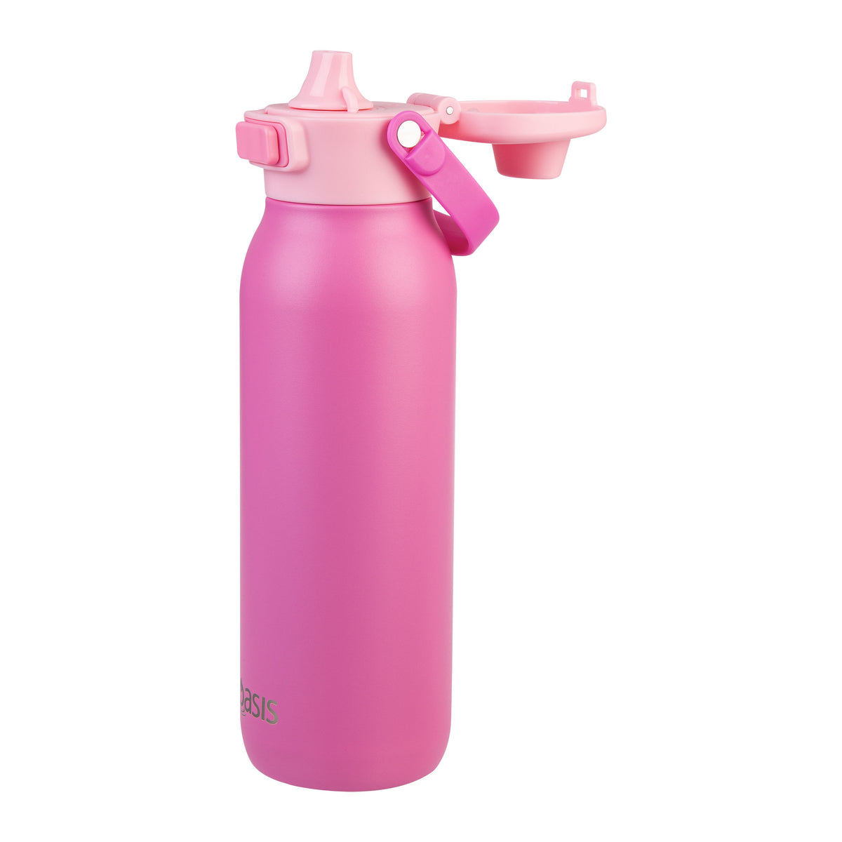 Oasis Stainless Steel Insulated Verso Dual Spout Drink Bottle Berry Blast