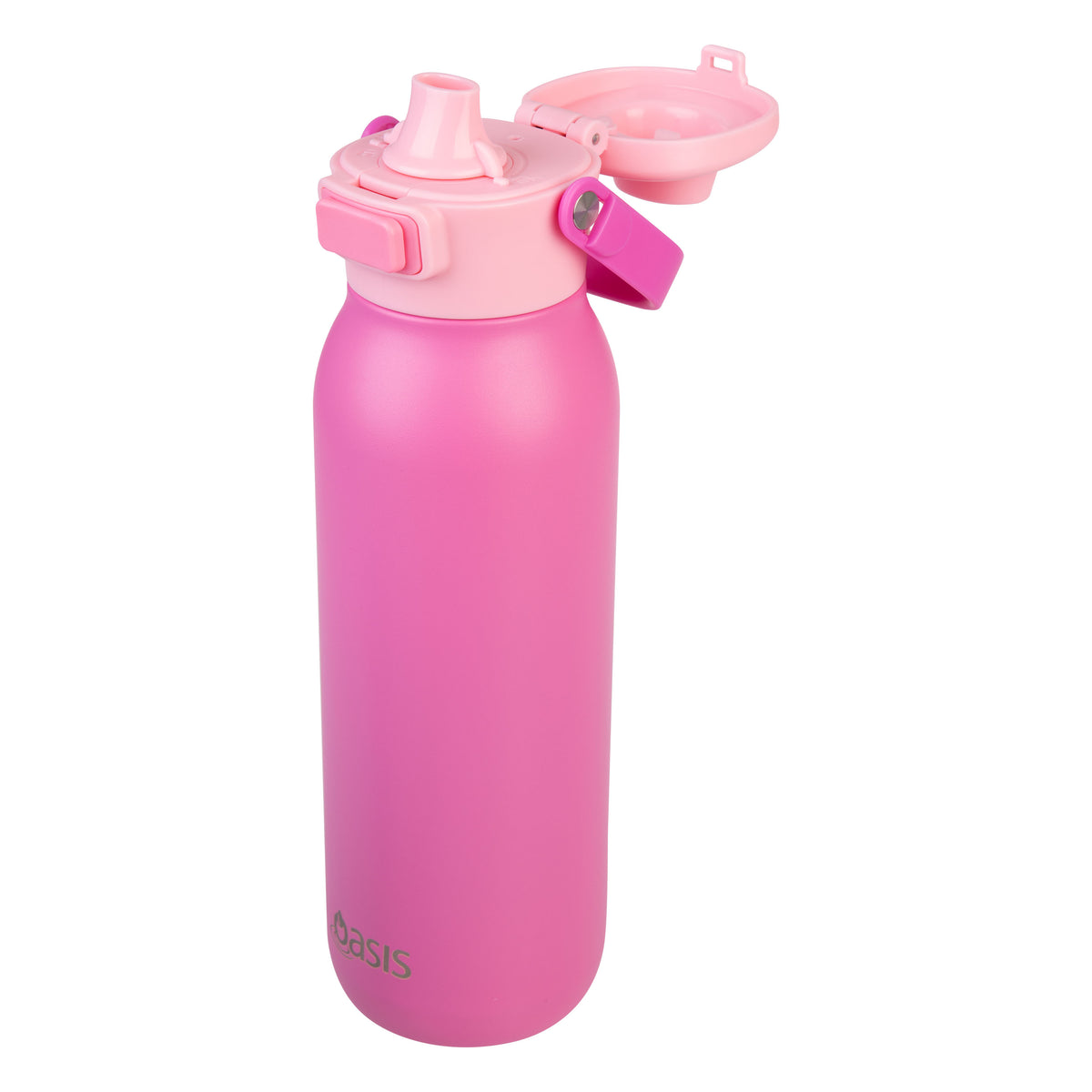 Oasis Stainless Steel Insulated Verso Dual Spout Drink Bottle Berry Blast